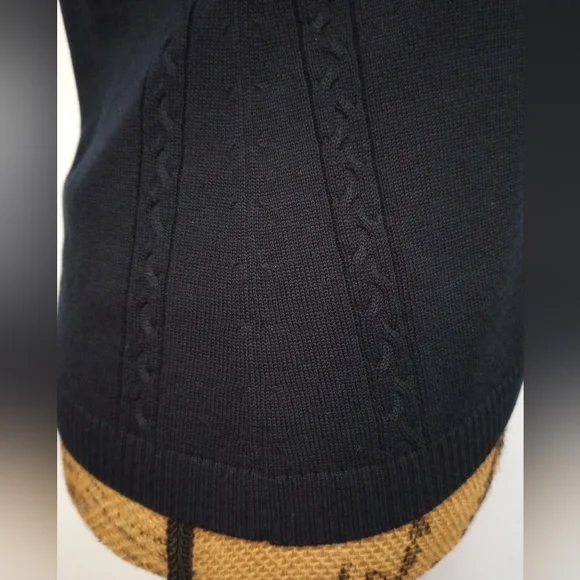 Brooks Brothers Silk Cardigan Twin Sweater Set Women's Navy Blue Button Sz Small - Picture 5 of 11